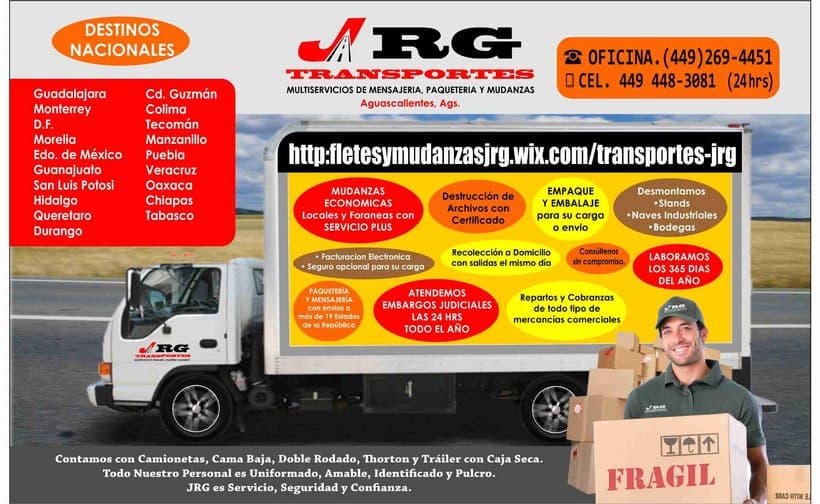 transportes JRG